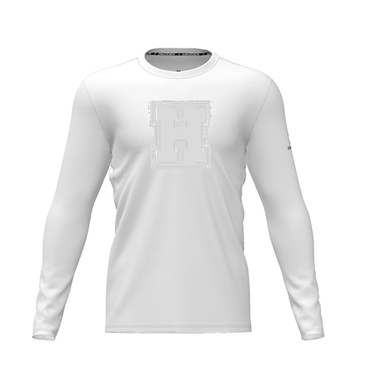 [FTLCDFWH-YXS-LOGO1] Dri Fit Performance T-Shirt (Youth XS, White, Logo 1, Long Sleeve)