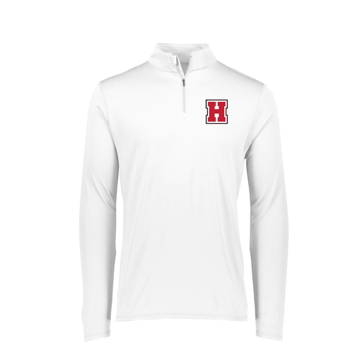 [FTLQFLWH-FAXS-LOGO1] Ladies Flex-Lite 1/4 Zip Shirt (Female Adult XS, White, Logo 1)
