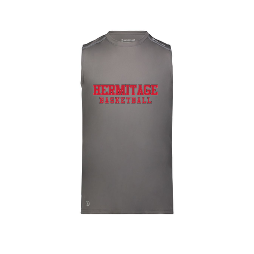 [222593.98D.S-LOGO2] Men's CoolDry TankTop (Adult S, Gray, Logo 2)