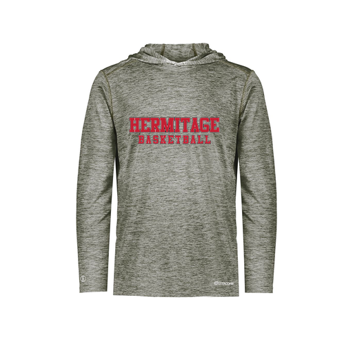 [FOLHCGGY-AS-LOGO2] Decker Men's Charge Hoodie (Adult S, Gray, Logo 2)