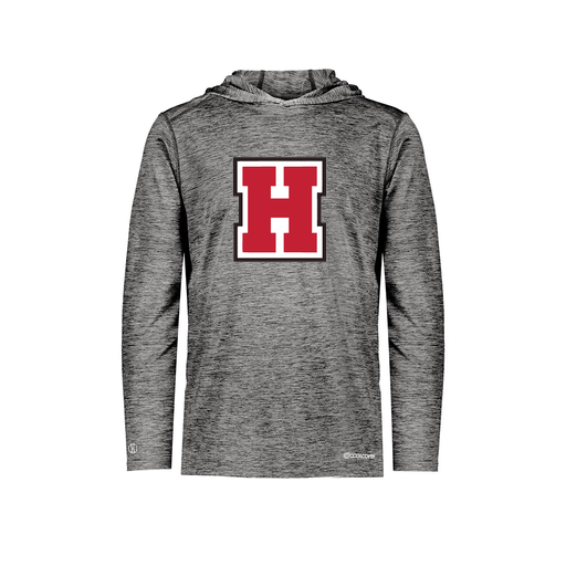 [FOLHCGBK-YS-LOGO1] Decker Youth Charge Hoodie (Youth S, Black, Logo 1)