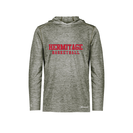 [FOLHCGGY-YS-LOGO2] Decker Youth Charge Hoodie (Youth S, Gray, Logo 2)