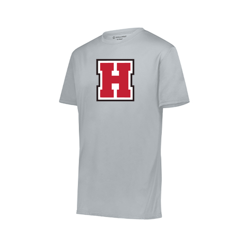 [222818.099.S-LOGO1] Men's Movement Dri Fit Shirt (Adult S, Silver, Logo 1)