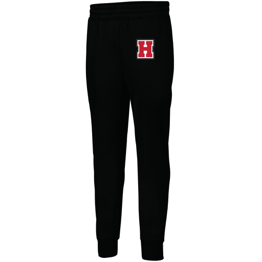 [5566.080.XS-LOGO1] Men's PERFORMANCE FLEECE JOGGER (Adult XS, Black, Logo 1)