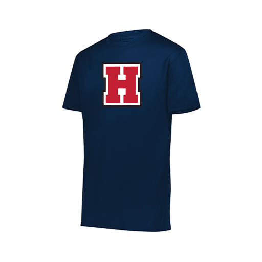 [222819.065.XXS-LOGO1] Youth Movement Dri Fit Shirt (Youth XXS, Navy, Logo 1)