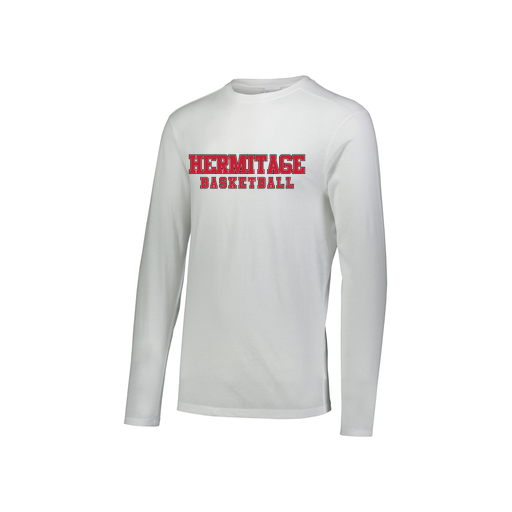 [FTLCUBWH-YS-LOGO2] Decker Youth Tri-Blend T-Shirt - Long Sleeve (Youth S, White, Logo 2)